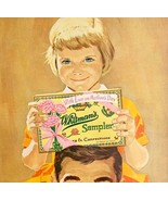 1962 Whitman&#39;s Mother&#39;s Day Chocolate Sampler Advertisement Candy HM2K - $42.14 CAD