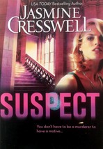 [Large Print]  Suspect by Jasmine Cresswell / 2007 Hardcover Romantic Suspense - £3.50 GBP