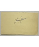 Larry Jansen (d. 2009) Signed Autographed Vintage Government Postcard GP... - $21.01 CAD
