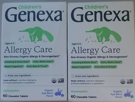 3/29 (2 Boxes) Genexa Allergy Care | Drug Free, Non-Drowsy Allergy &amp; Dec... - $23.75