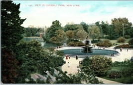 View in Central Park New York Postcard - £11.65 GBP