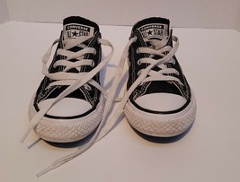 Converse All Star Black Sneakers Youth Size 13 - £19.38 GBP