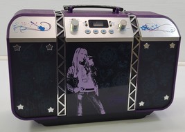 *Z) 2008 Disney Hannah Montana Miley Cyrus Purple Boombox Radio CD - $49.49