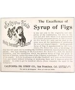 Syrup Of Figs Medical 1899 Advertisement Victorian Quack Medicine E85D - €17,06 EUR