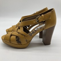 American Eagle Womens US7 Yellow Heels Shoes - £15.80 GBP