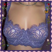 34B Purple Crochet WICKED Dream Angel UPLIFT PushUp wo pad Victorias Secret Bra - £31.45 GBP
