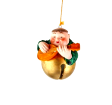 Department 56 Merry Makers Martin the Mandolinist Handpainted Porcelain Ornament - $18.80