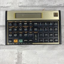 Hewlett Packard HP 12C Financial Calculator Black gold HP 12C  Tested - £17.50 GBP