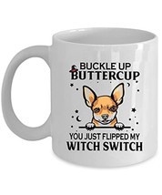 Witch Switch Brown Puppy Chihuahua Dog Coffee Mug 11oz Ceramic Gift For ... - $16.78