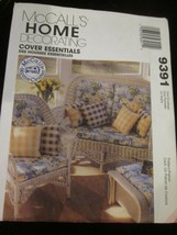McCall&#39;s Home Decorating Pattern 9391 Cover Essentials Uncut Brand New - £7.82 GBP