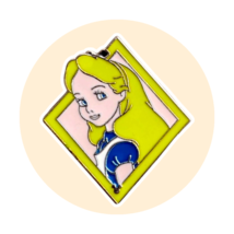 Alice in Wonderland Vintage Disney Pin: Classic Characters Alice - $19.90