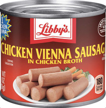 Libbys Chicken Vienna Sausage  4.6 Oz (Pack Of 20 Cans) - $67.32