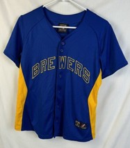 Milwaukee Brewers Jersey Nyjer Morgan MLB Baseball Majestic Youth Size L 14-16 - £25.10 GBP