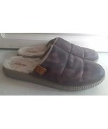 Olukai Slippers Mens 13 Mua &#39;Ili Brown Leather Shearling Shoes Slip On C... - $526.12 MXN