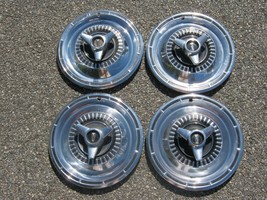 Genuine 1965 Plymouth Belvedere Satellite 14 inch spinner hubcaps wheel covers - £73.81 GBP