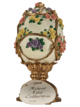 Vtg Lefton 1995 Royal Egg Collection Music Box Plays Hi Lili, Hi Lo Hand Painted - $17.29