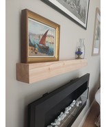 Solid Pine Wood Mantel Shelf | Handmade Rustic Wall Shelf - $1,718.74 MXN