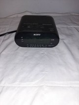 Sony Dream Machine ICF-C218 AM/FM Alarm Clock Radio Black Tested &amp; Works - £10.21 GBP
