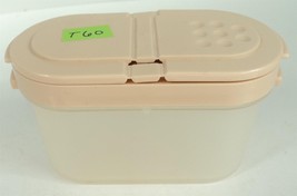 T60 Tupperware Modular Mates Spice Shaker Container w/ Pink Lid - £3.95 GBP