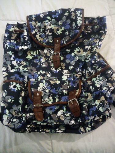 Aeropostale backpack school travel handbag bag-- floral - $10.39