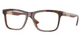 Versace Eyeglasses VE3319 5354 55mm Havana Monogram Print / Demo Lens - $1,867.26 MXN