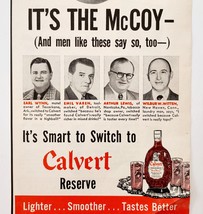 1950 Calvert Reserve Whiskey Advertisement Vintage Distillery Liquor DWJJ9 - $24.99