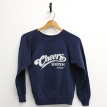 Vintage Cheers Boston Pub Sweatshirt Small - £52.58 GBP