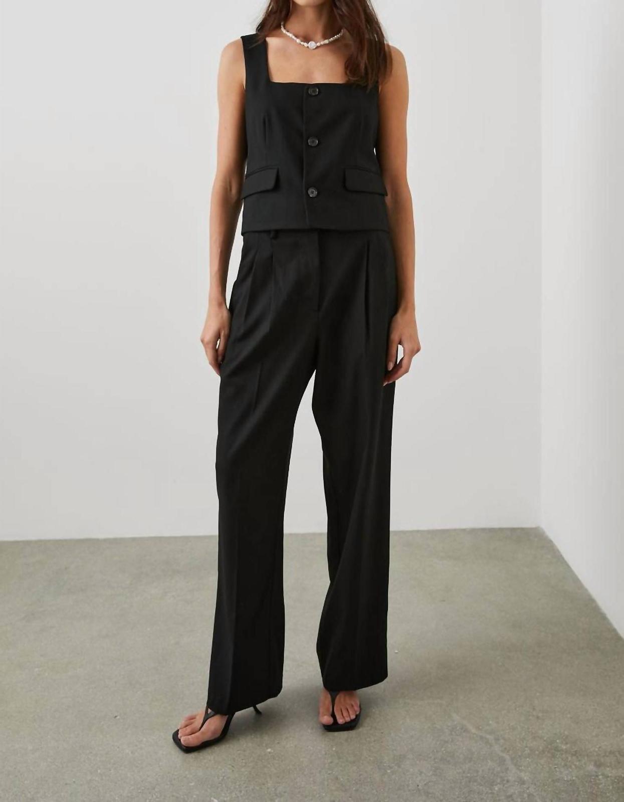 Rails Guilia Vest Black Twill - $82.00