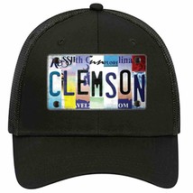 Clemson Strip Art Novelty Black Mesh License Plate Hat Tag - £23.17 GBP