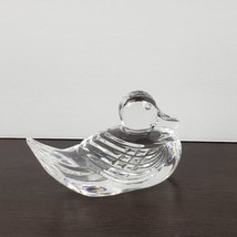 Waterford Crystal Duck Clear Crystal Figurine Paperweight Cabinet Figure  - £21.94 GBP
