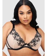 NWT Fredericks Of Hollywood SZ 32D Meghan Sheer Cup Underwire Bra Retail... - $353.88 MXN