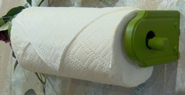 Paper towel holder UTC wall under cabinet wood pine Avocado - $43.50