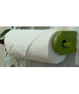 Paper towel holder UTC wall under cabinet wood pine Avocado - £34.66 GBP