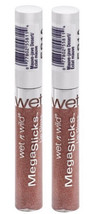 (Pack Of 2) Wet N Wild Mega Slicks Lip Gloss MAUVE-JAVE Desert #581A - £12.63 GBP