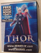 Marvel Comics 2012 Free Comic Book Day Thor Miniature Action Figure MIB  - £3.91 GBP