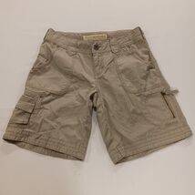 Cabelas Casuals Women's Brown Cargo Utility Cotton Shorts Hiking Size 4 (30×9.5) - $22.76