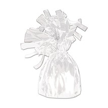 Metallic Wrapped Balloon Weight - White - $127.53 MXN