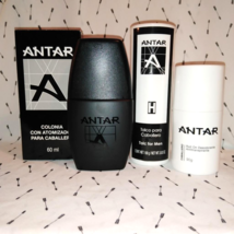 ANTAR Cologne Spray + Deodorant &amp; Talc Powder  Men Gift Set by Armand Du... - £20.12 GBP