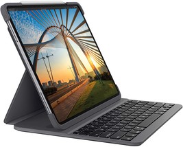 Logitech Slim Folio Pro Keyboard Case iPad Pro 12.9&quot; 3rd &amp; 4th Gen 920-0... - $69.99