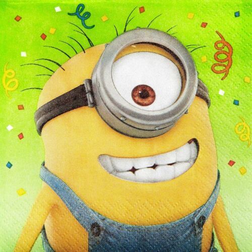 Primary image for Despicable Me Minions Beverage Napkins 16 ct