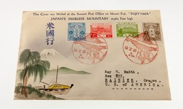 Karl Lewis 1934 Hand-Painted Watercolor Cover Japan to OR, USA Chichibu Maru C-3 - £190.51 GBP