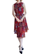 Eva Franco shentel dress in Patchwork Pleated - $99.00