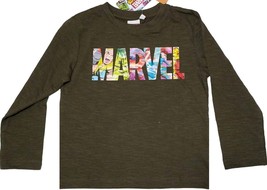 Marvel Logo Classic Superheroes Toddler Boy L/S Graphic T-Shirt (Size: 3-4) - £10.28 GBP