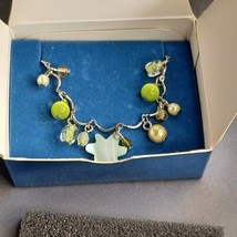 Avon Dangling Colorful Cats Eye Anklet - Green 2005 - New In Box! - $18.69