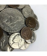 Vintage Coins Cluster Belt Buckle 1897-1907 Penny Silver Dollar Half Dol... - $152.46 CAD
