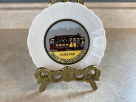Vintage San Francisco Cable Car Mini Collectable Plate From SNCO Japan - £7.89 GBP