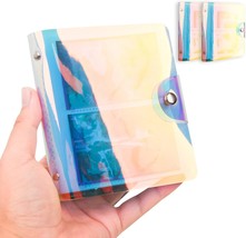 2 Packs 64 Pockets One-Handed Mini Photo Album, Portable Kpop, 2X3 Inch Film - £28.46 GBP
