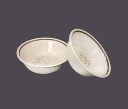 Pair of Royal Doulton Uplands LS1026 coupe cereal bowls made in England. - £63.42 GBP