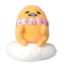 Gudetama Winter Scarf Plush Sanrio 8&quot; Lazy Egg Stuffed Iceberg Christmas Toy NWT - £12.20 GBP