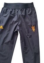 Adidas ASU Sun Devils Track Pants Black Gold Ankle Zip Men’s Medium M Med NWOT image 5